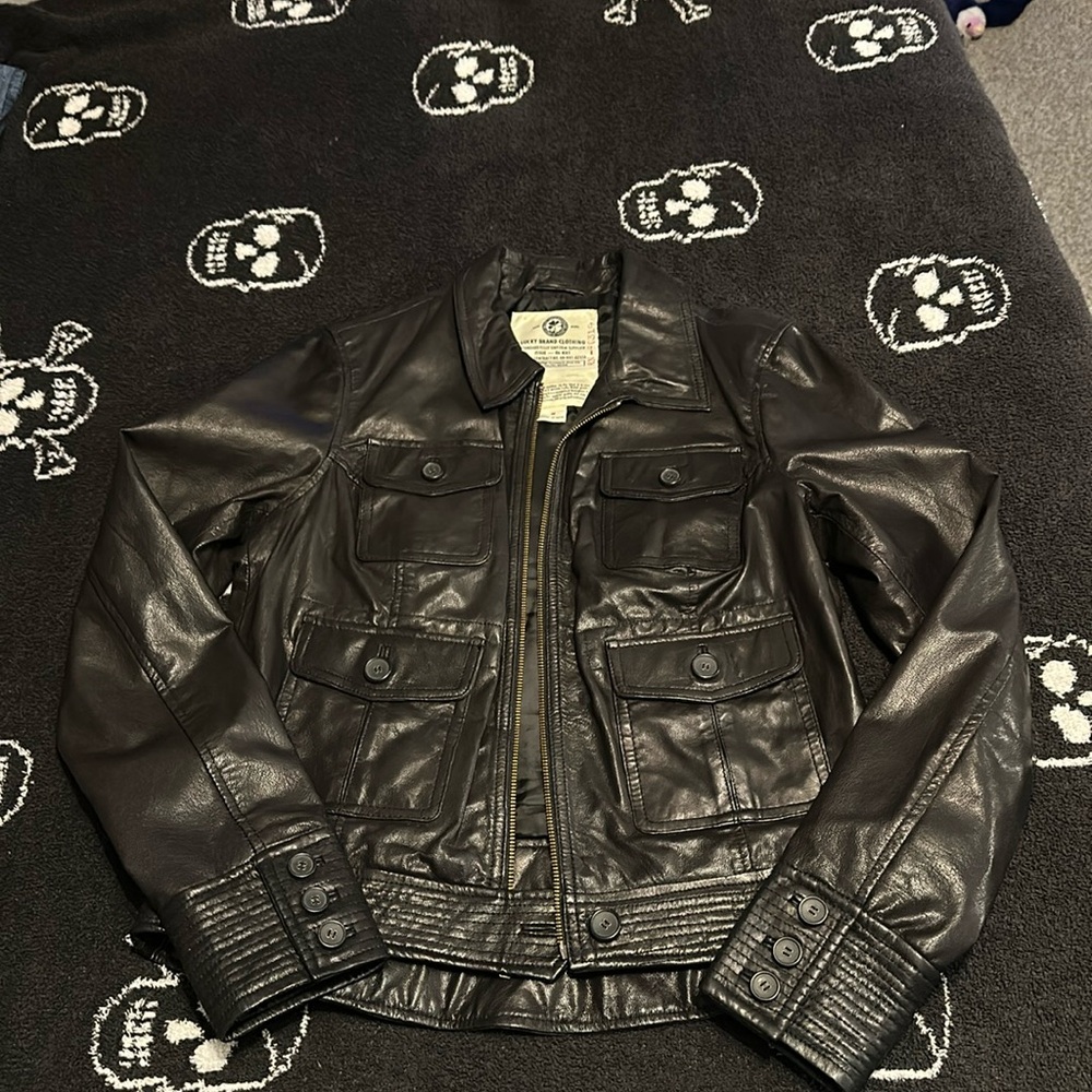 Women’s Lucky Brand Leather Jacket